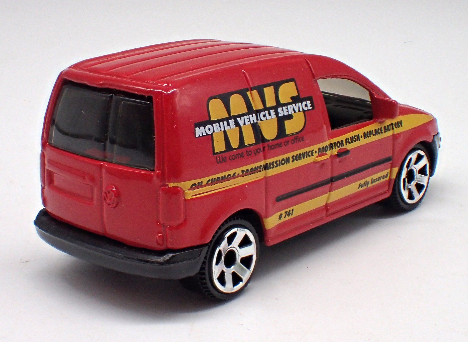 Matchbox Modellini d'auto: Matchbox VW Caddy Mobile Vehicle Service rot/rouge – Usato da Ostermundigen venduto da archeopteryx 2