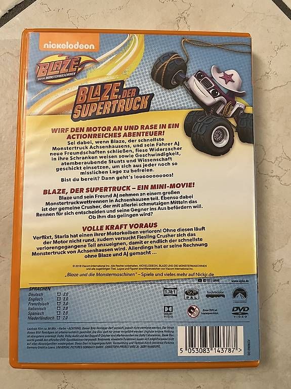 Tutti i DVDs: Dvd Blaze der supertruck – Usato da Zimmerwald venduto da wuff81 1