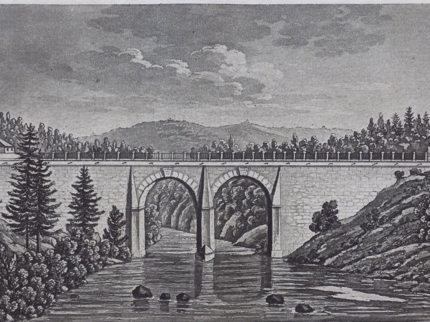 Incisioni: Die Brücke über die Sitter St.Gallen – Usato da Risch venduto da Rischli15 2