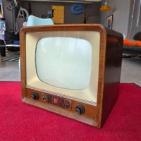 Philips 1957 PTT Holz-TV Röhrenfernseher Fernseher ungeprüft
