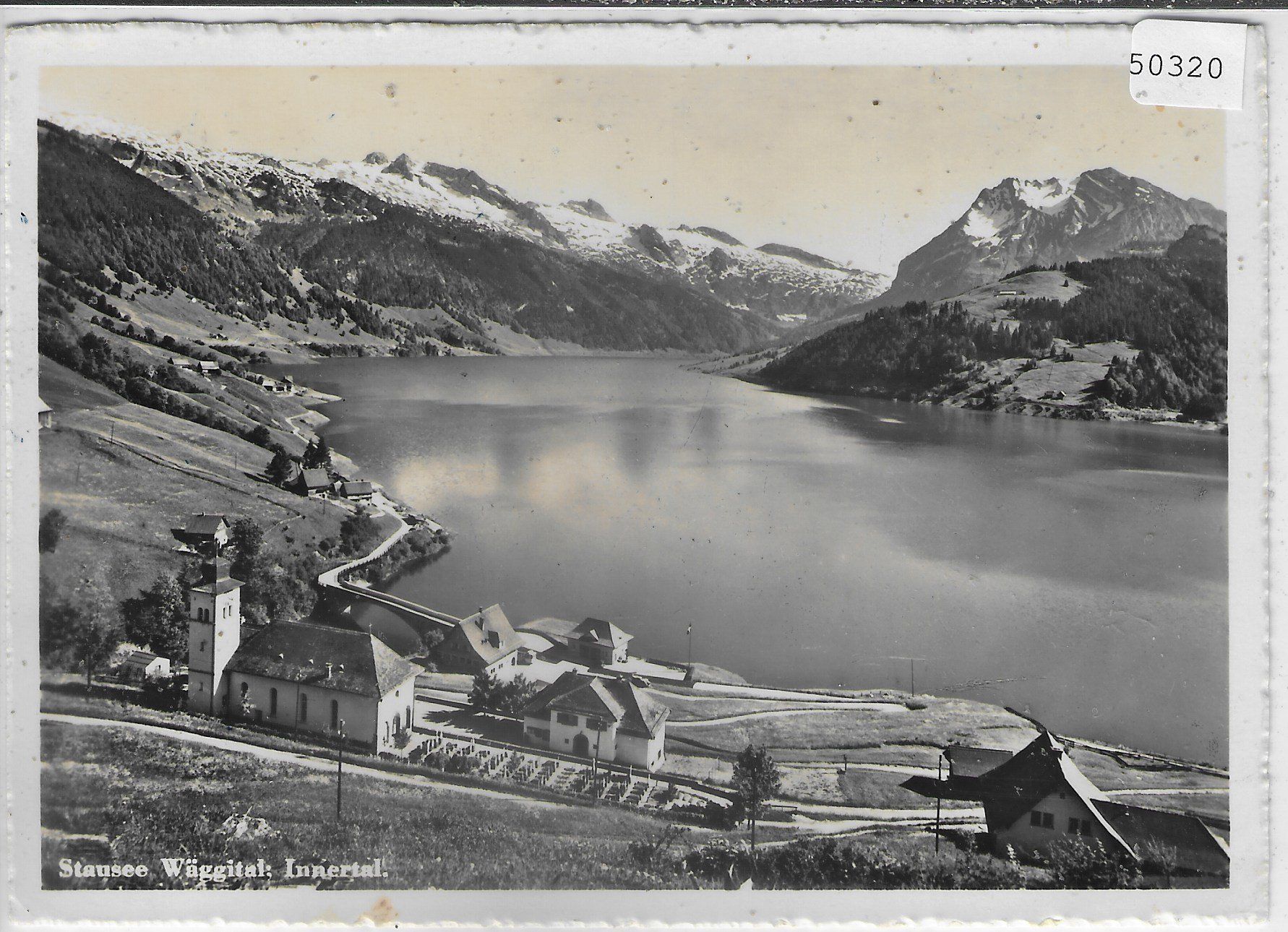 Cartoline postali: Stausee Wäggital - Innertal – Usato da Ettingen venduto da Kartenplanet