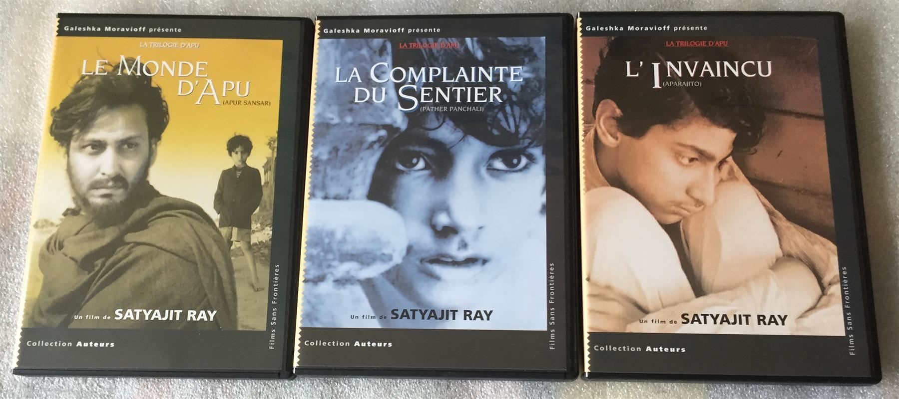 Tutti i DVDs: Satyajit Ray La Trilogie d'Apu Coff 3DVD – Nuovo (secondo la descrizione) da Genève venduto da Cockattoo 3