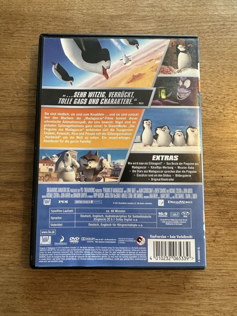 Tutti i DVDs: Die Pinguine aus Madagascar DVD – Usato da Starrkirch-Wil venduto da timothy25 1