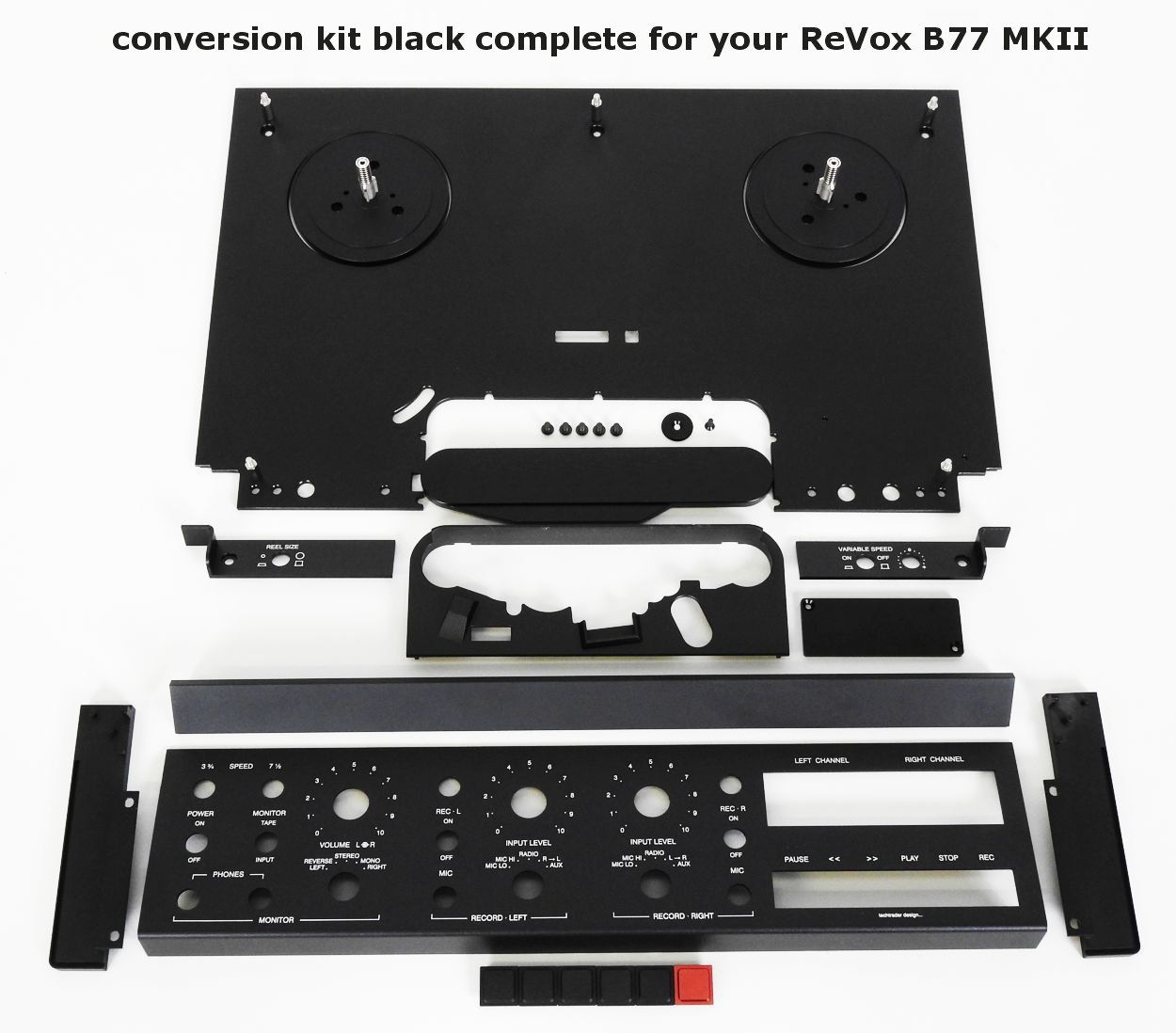 Revox Apparecchi a nastro: Workshop - ReVox B77 Design Umbau schwarz... – Nuovo (secondo la descrizione) da Lohn-Ammannsegg venduto da Techtrading-GmbH 8
