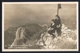 Säntis, 2 Kinder von Säntiswart Haas