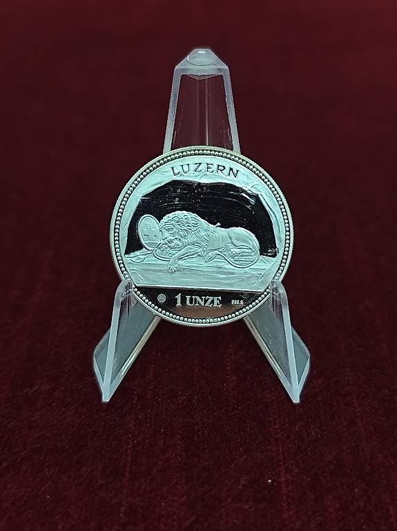 Tutti le monete: 1 OZ Silbermünze Luzern – Usato da Diepoldsau venduto da Unique-Coins