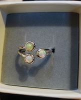 STERLING SILBER 925° KRISTALLOPAL RING DM.18