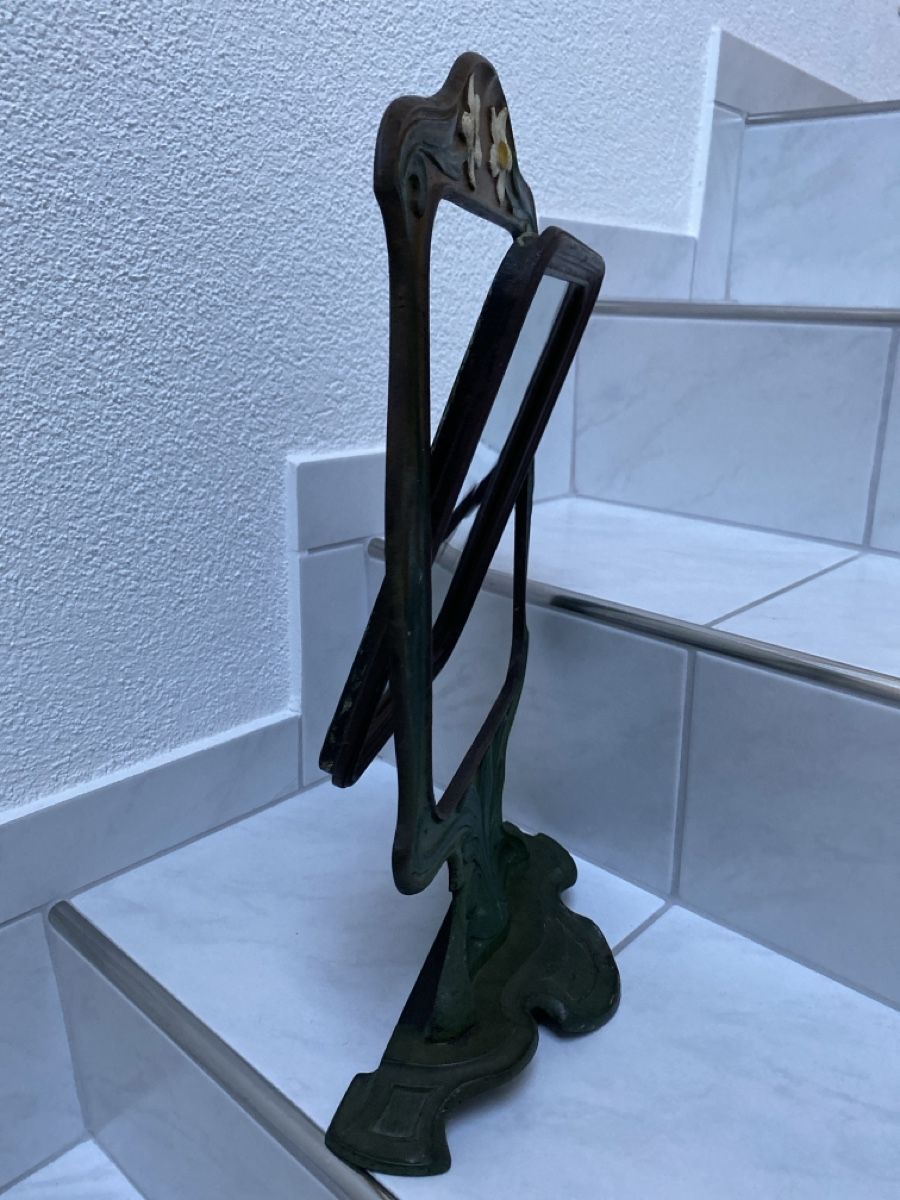 Specchi: Tischspiegel, Jugendstil.Eisenguss. – Usato da Biberist venduto da Momo33 4