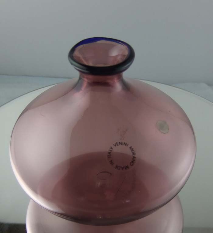 Venini Vasen & Gefässe: Glas Vase 94x112mm VENINI- 1989 – Gebraucht aus Stein am Rhein von Vitrum8260