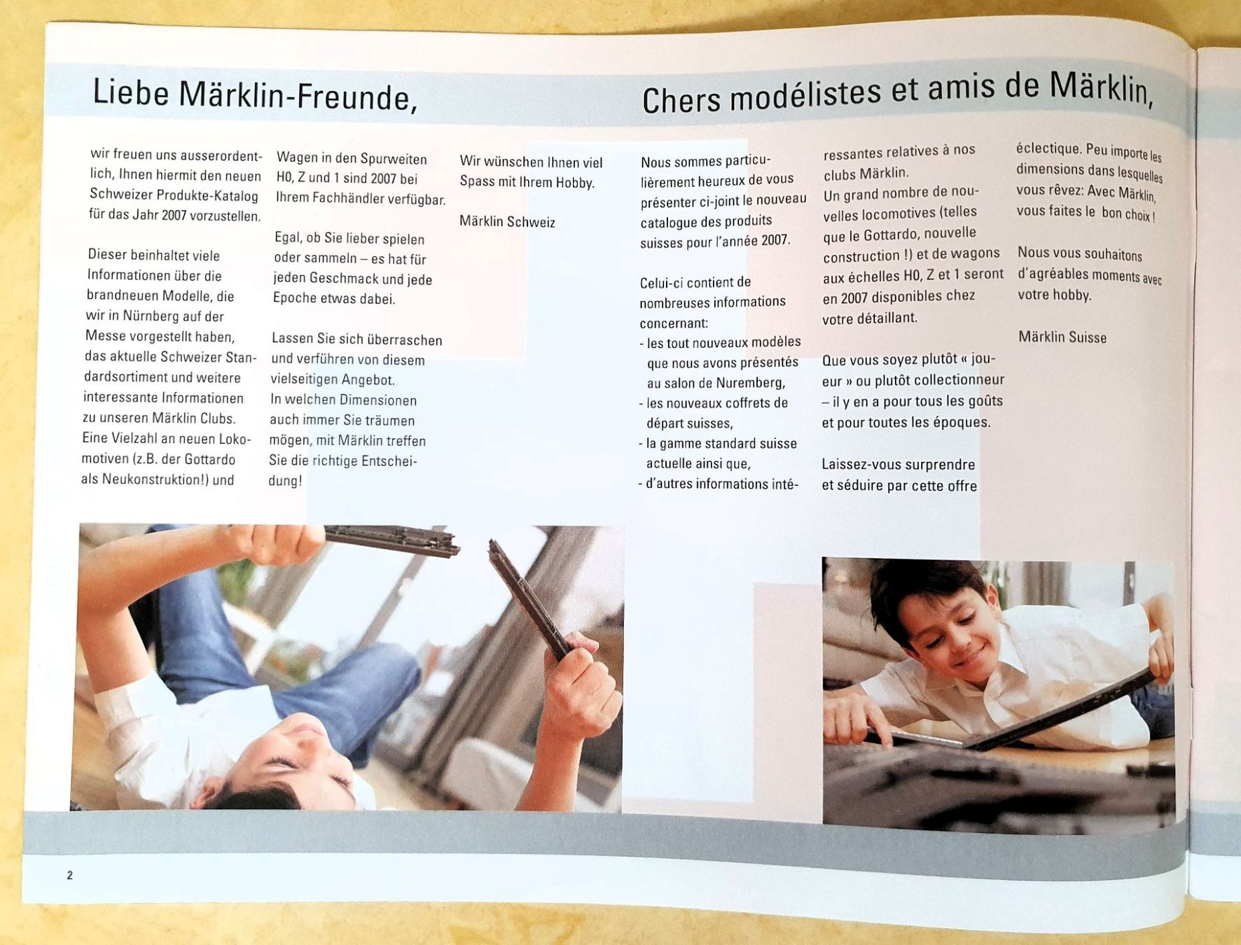 Märklin Modelleisenbahnen: Märklin, Schweizer Programm 2007, Programme Suisse 2007 – Neu (gemäss Beschreibung) aus Martigny von Abm1000 1