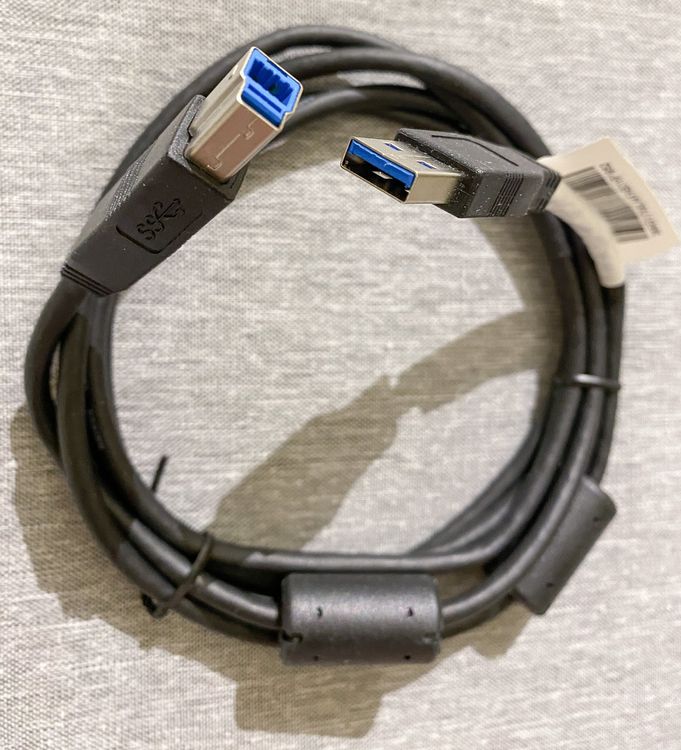HP USB 3.0 Kabel Typ A auf BStecker 1,8 Meter 917468 NEU Kaufen auf
