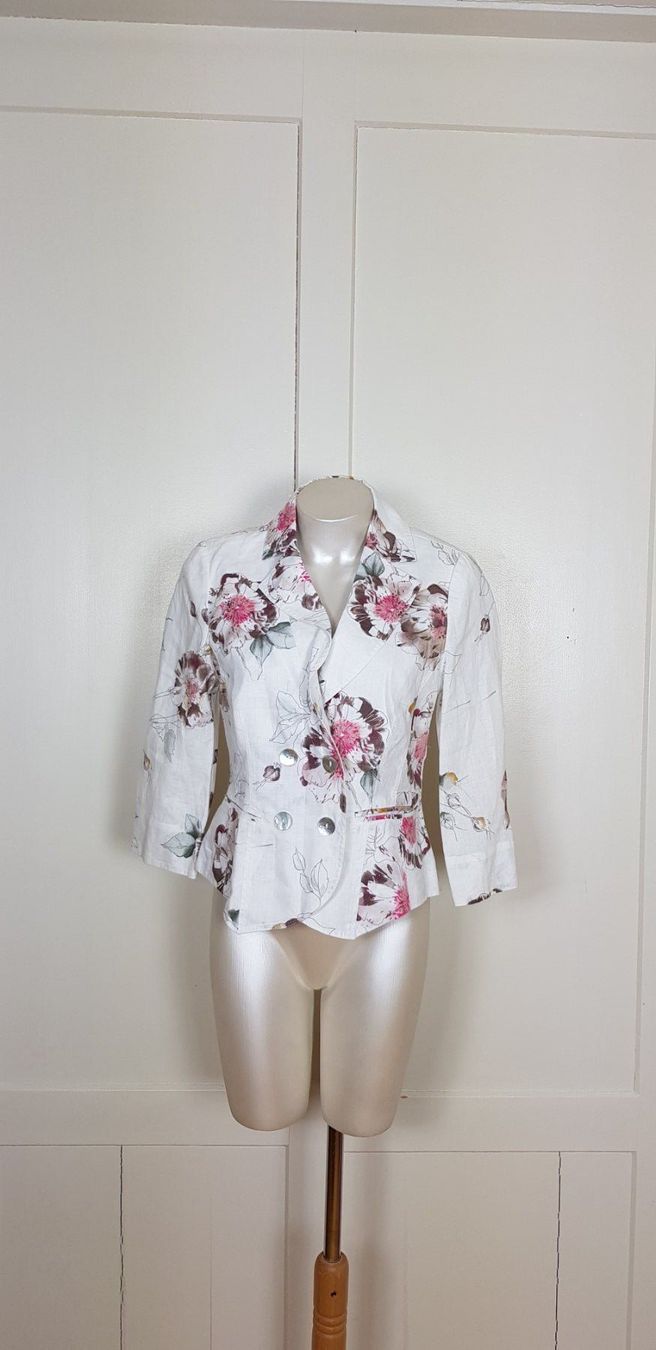 Peter Hahn Jacken: Blazer, Peter Hahn, Leinen, Gr. 38 40 – Gebraucht aus Uster von Astral
