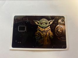 Autocollant Star Wars Baby Yoda BB-8 neuf