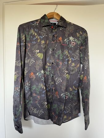 New Zealand Auckland NZA Hemd, S, floraler Print