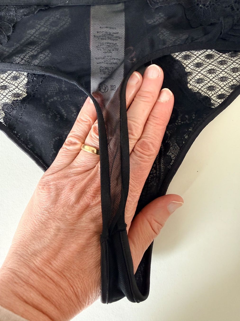 Hunkemöller Altra biancheria intima: HUNKEMÖLLER, String LOTTA, Grösse XS, Farbe Schwarz – Nuovo e nell'imballaggio originale da Rudolfstetten venduto da gst_g7xl 4