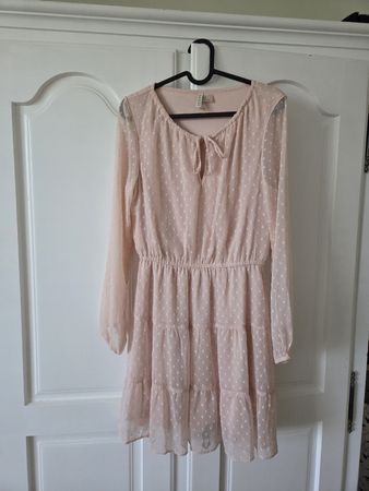 Kleid rosa gepunktet Grösse 38 neu