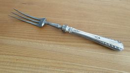ANTIKE GABEL  um 1900 - GRIFF SILBER 800 - 26 cm lang