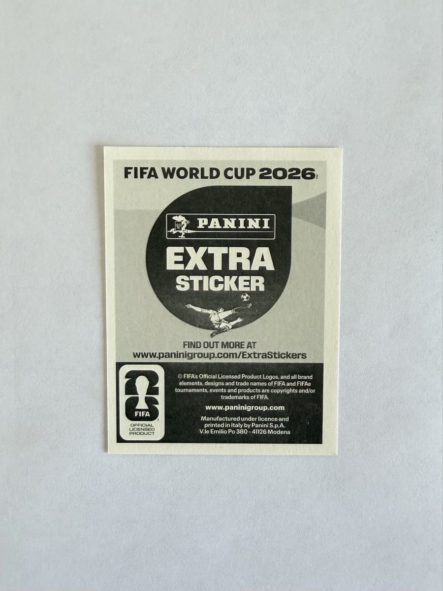 Panini Carte collezionabili: Extra Sticker Panini - ACHRAF HAKIMI (GOLD) – Nuovo e nell'imballaggio originale da Bassecourt venduto da Eagle1903 1