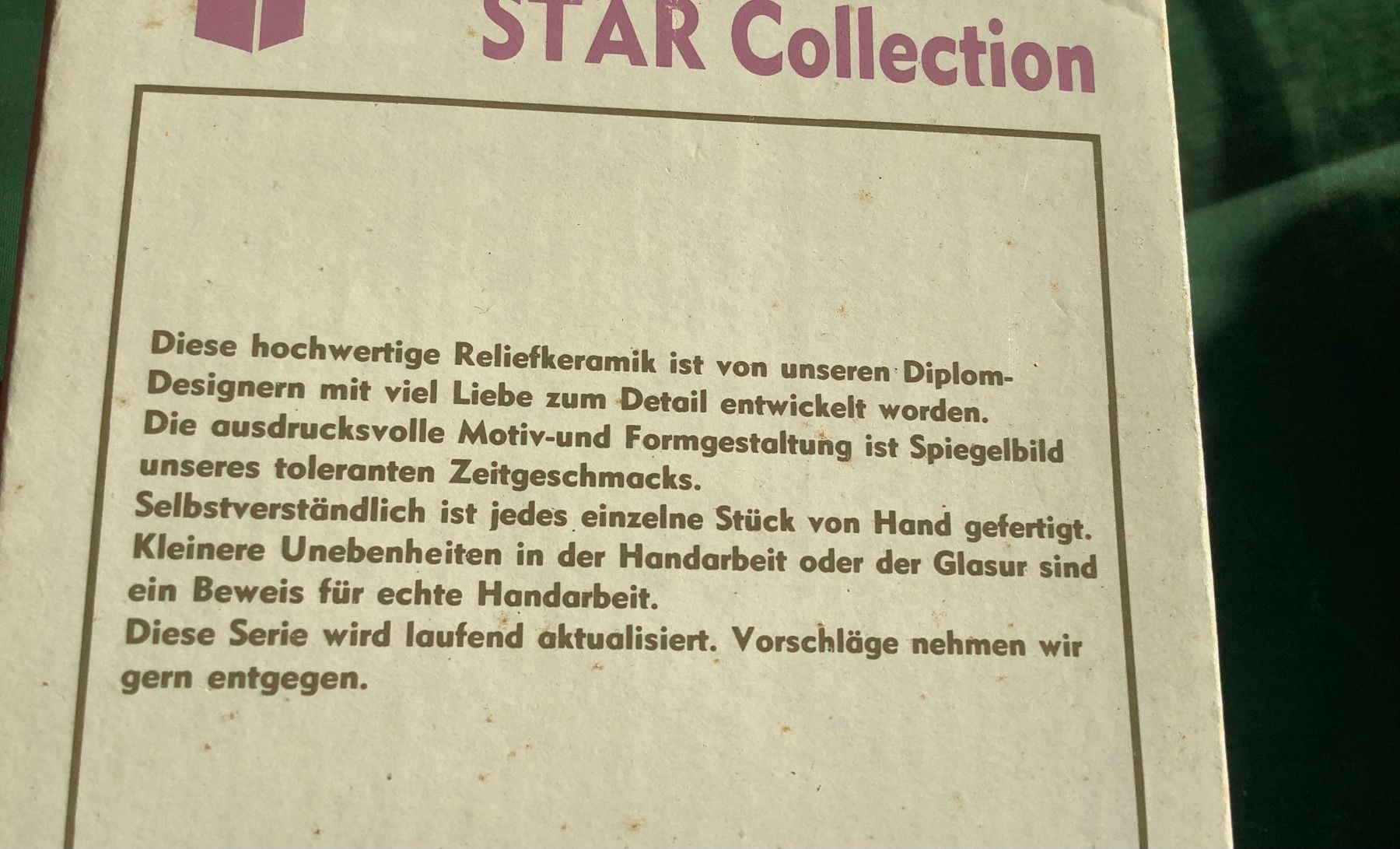 Cestini per rifiuti: KERAMIK TISCHABFALL BEHÄLTER – Nuovo e nell'imballaggio originale da Adlikon b.Regensdorf venduto da Crystaldragon09 7