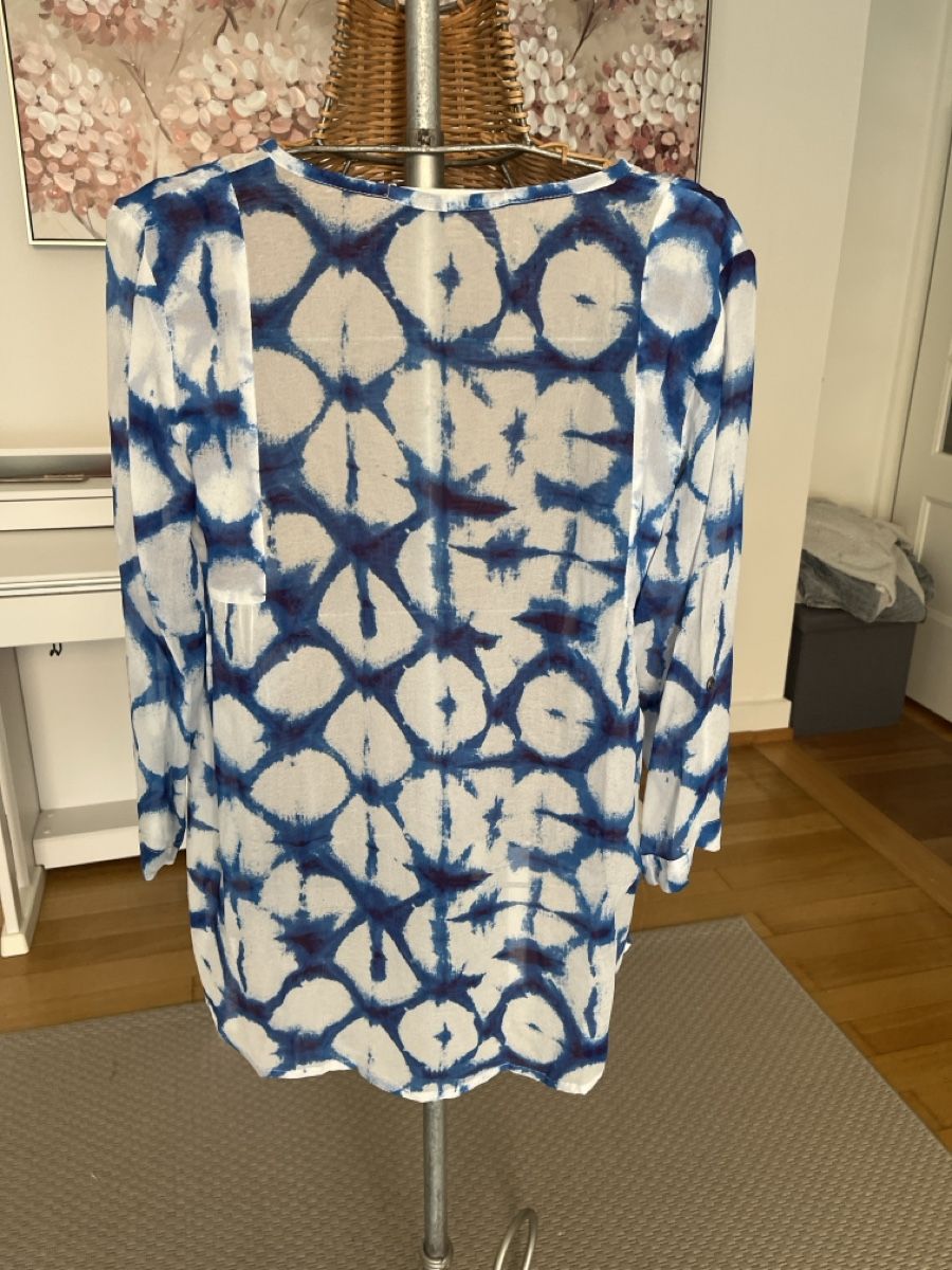 Nile Camicette: Bluse, Nile, blau/weiss, XS – Usato da Solothurn venduto da Bobesch08 3