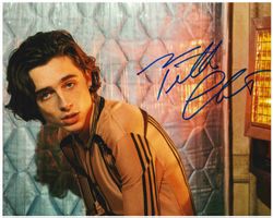 TIMOTHÉE CHALAMET - handsigniert Grossfoto (20x25cm) mit COA