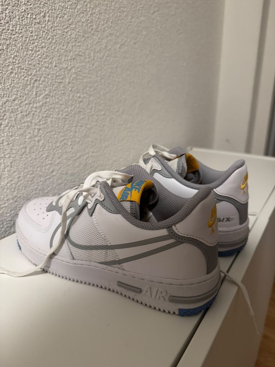Nike Scarpe da uomo: Nike Air Force 1 React D/MS/X Weiss Grau Gelb – Nuovo (secondo la descrizione) da Zürich venduto da cha_5lzh 4