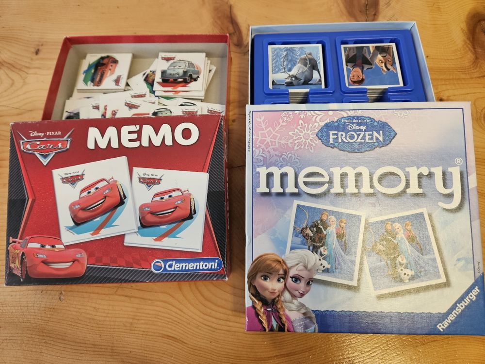 Memorys Ravensburger Spiele, Frozen und Cars | Kaufen auf Ricardo