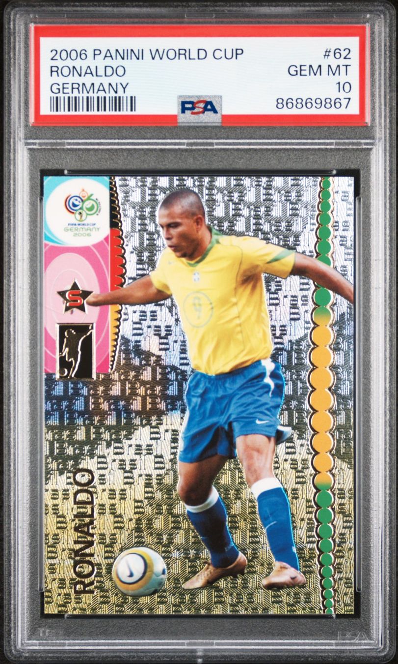 Panini Cartes à collectionner: 2006 PANINI WORLD CUP RONALDO PSA 10 – D'occasion à St. Gallen par Matrix023
