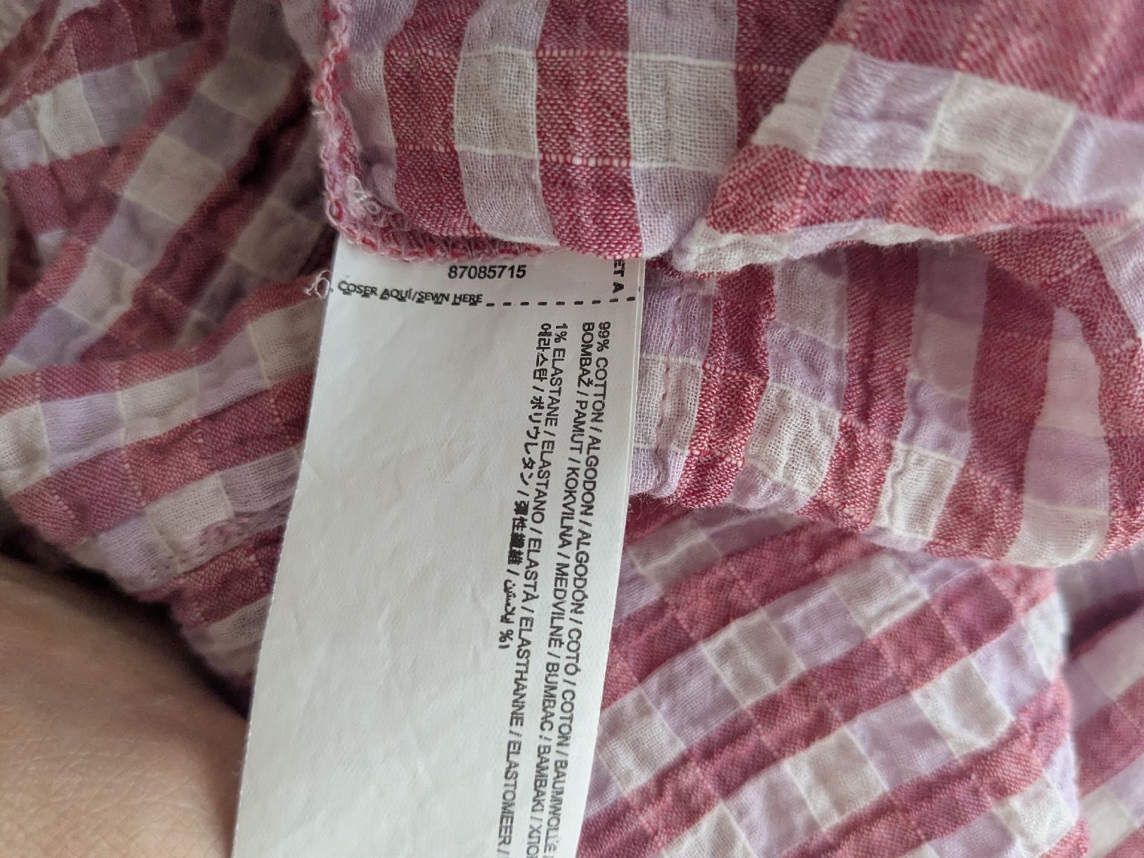 Mango Blusen: MNG Karobluse mit Rüschenkragen Grösse S  – Gebraucht aus Rorschach von olg_5qq2 3