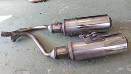 Auspuff Endtöpfe zu Ho da SLR 650, Originalauspuff
