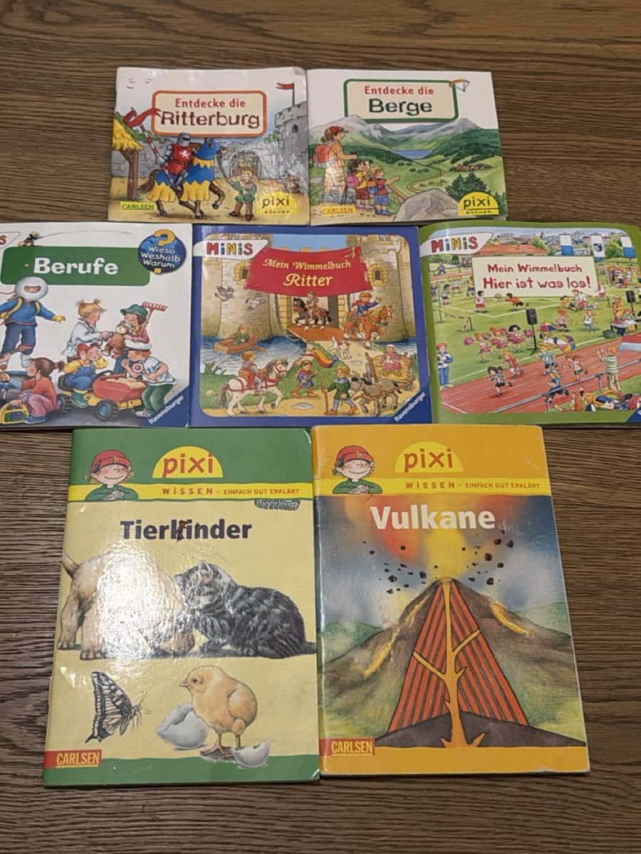 Libri: Pixi Sachbuch-Sammlung - Ritter, Tiere, Berufe u.v.m! – Usato da Birmensdorf ZH venduto da PolzerJ1