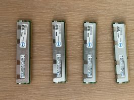 32GB Server RAM Kit (4x 8GB) DDR3 ECC Reg PC3-8500R Dell