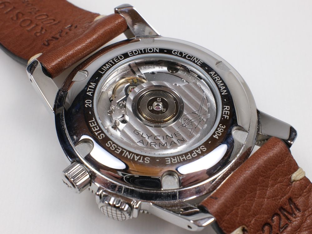 GLYCINE Airman Vintage Noon 1953, 24h-Uhr, 116/600, Ref 3904 (D