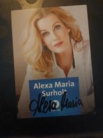 Alexa Maria Surholt - handsignierte Autogrammkarte