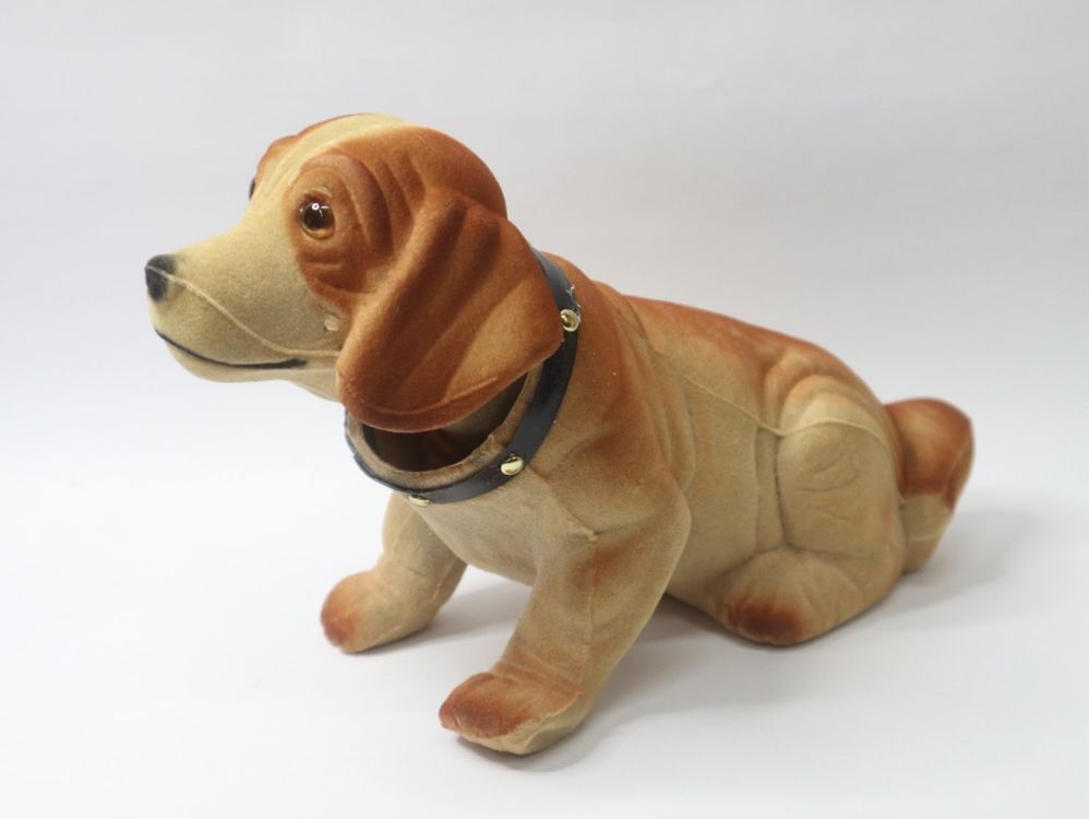 Figurine de chien teckel artificiel, accessoire de photographie pour
