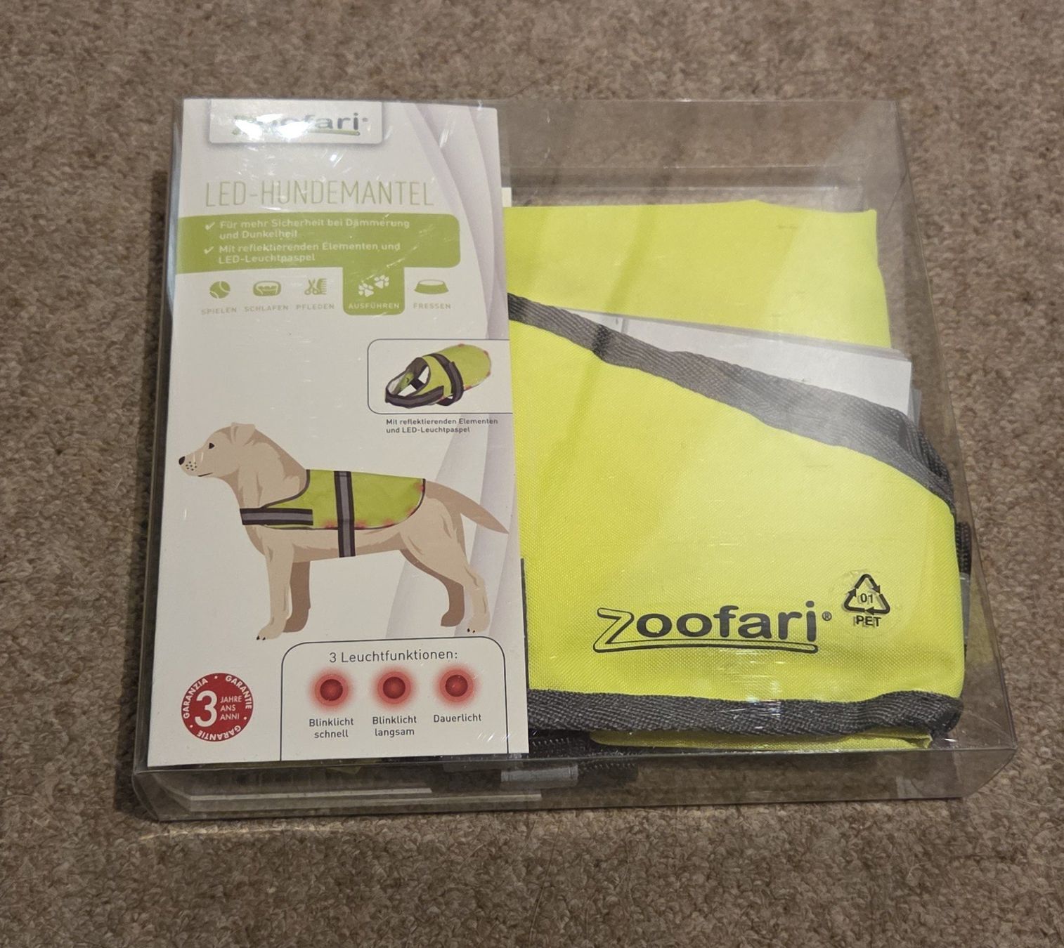 Abbigliamento: Hunde Leuchte Weste Gelb – Nuovo e nell'imballaggio originale da Niederbipp venduto da Trude04 1