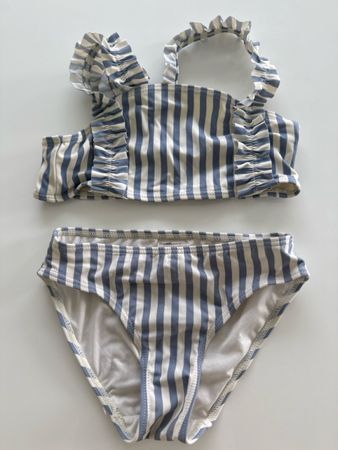 Pomp de Lux Bikini gestreift, blau Gr. 134/140, Top Zustand!