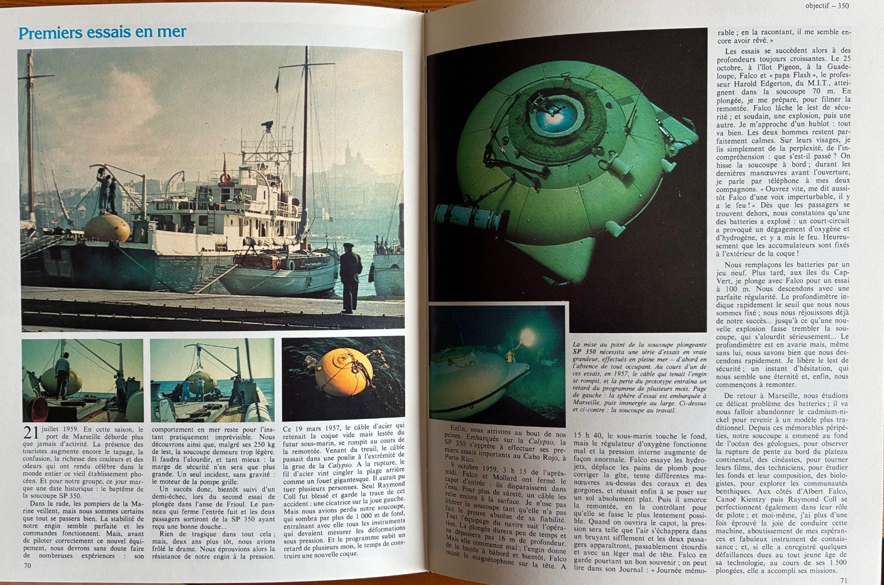 Bücher: Divers ouvrages sur le commandant Cousteau – Gebraucht aus Moutier von lebadin 3