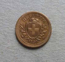 ++ 1 Rappen 1850, gute Erhaltung