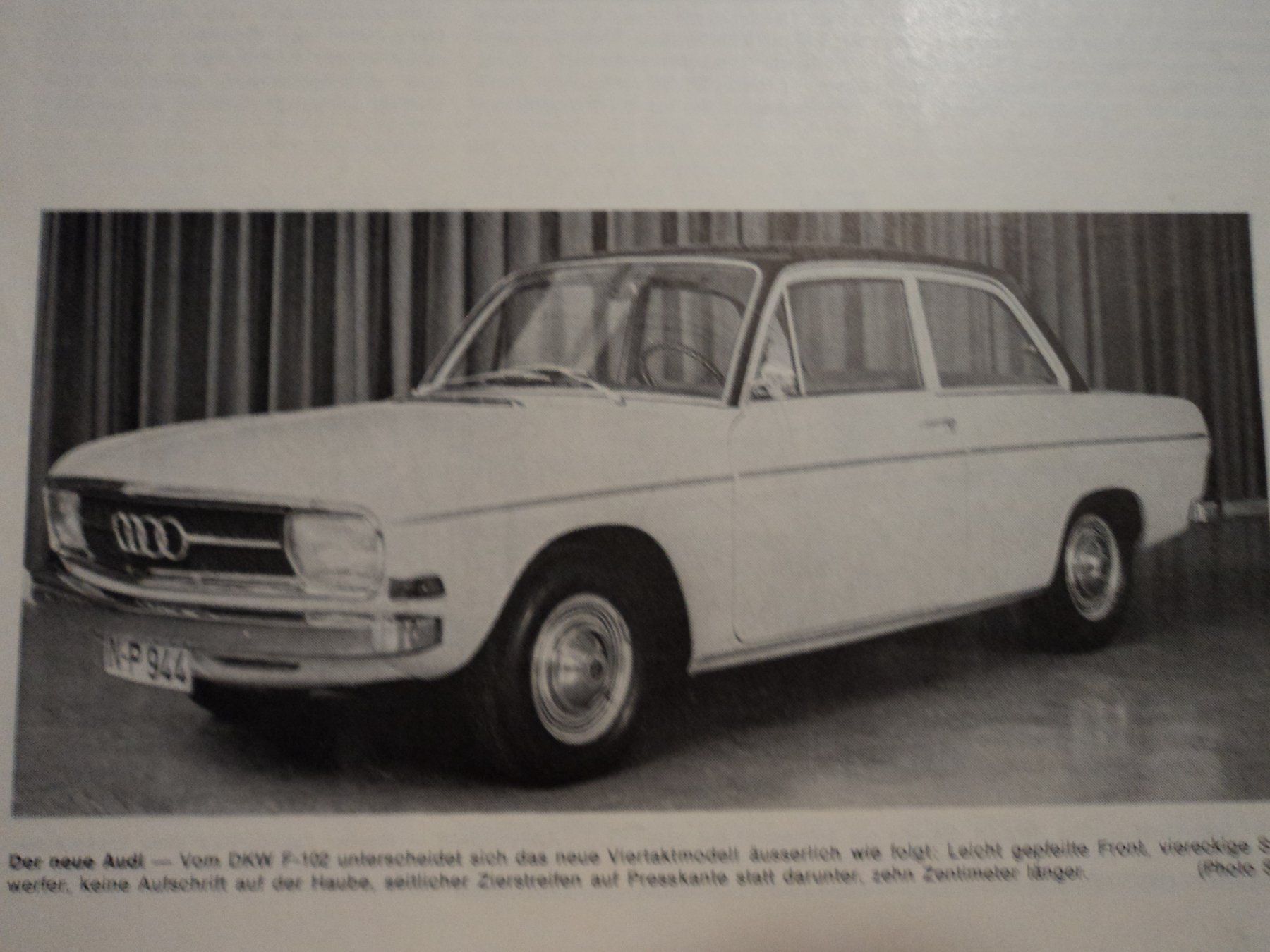 Audi Dokumente: Prospekt Testbericht Audi Auto Union 1965 – Gebraucht aus Schwarzenburg von modelCARama 1