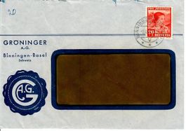Brief, Gröninger AG Binningen Basel 1941