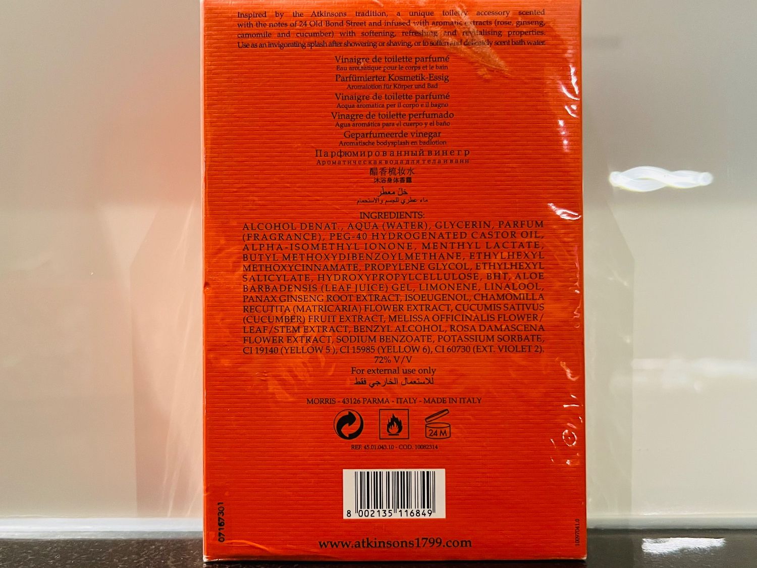 Profumi & Eau de Toilette: Atkinsons 24 Old Bond Street 1. Stk. – Nuovo e nell'imballaggio originale da Emmen venduto da IMV-Liquidationen 1