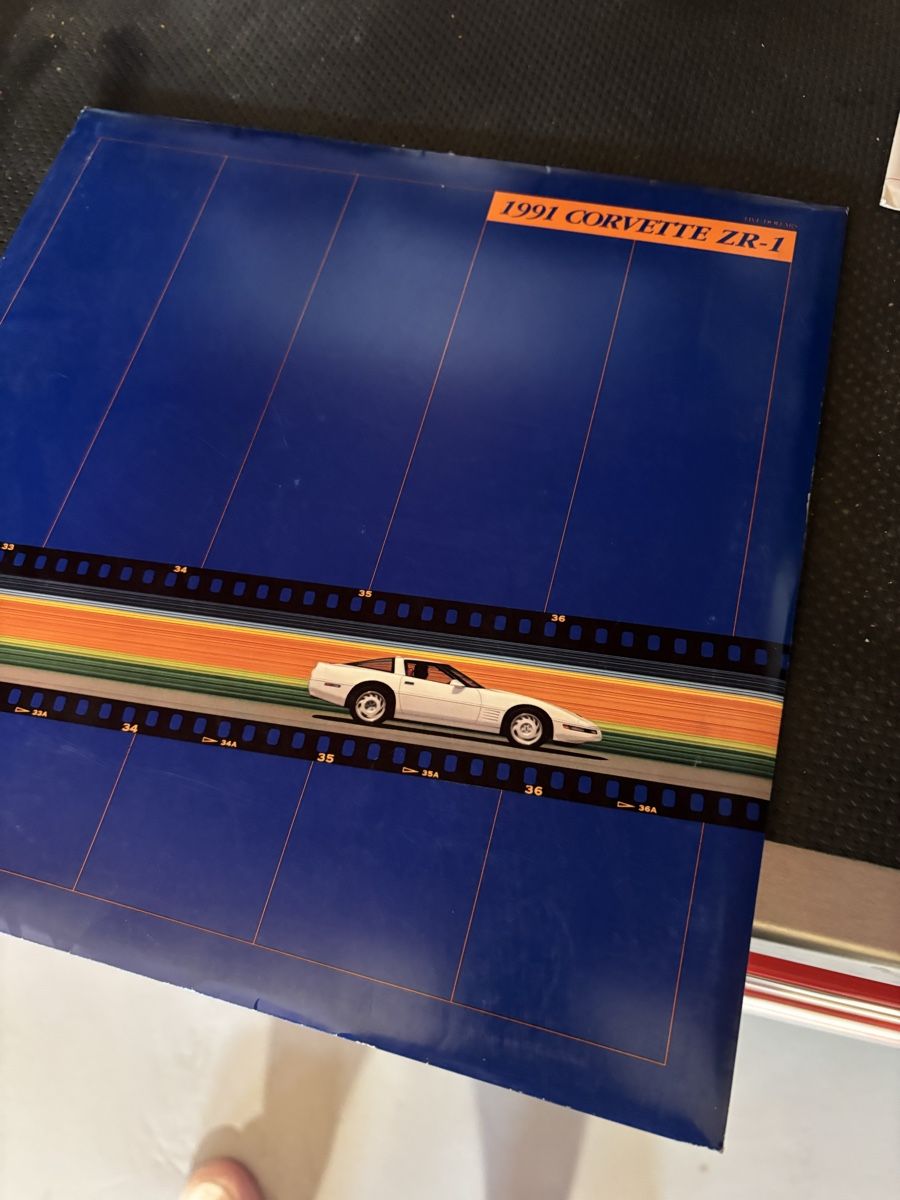 Chevrolet Documenti: 1991 Corvette ZR-1 Prospekt – Nuovo (secondo la descrizione) da Oberwil BL venduto da nic_pz2y