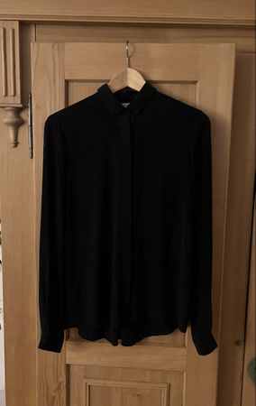Bluse &other Stories 100% Seide anthrazit-schwarz Grösse 36