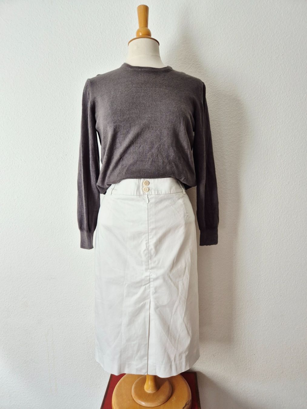 Fay Maglioni & Felpe: FAY PULLOVER PULLI M 38 TAUPE SCHURWOLLE,  TOP ZU NOÏ ROCK – Usato da Elsau venduto da the-colorful-side 2