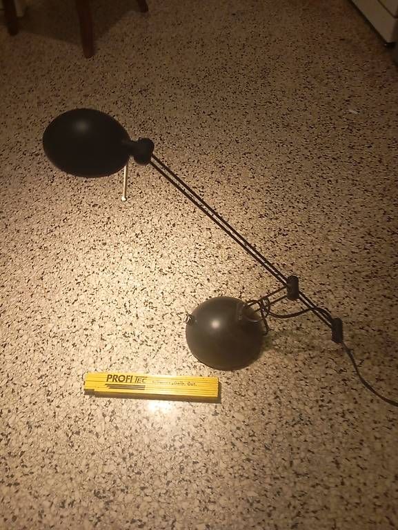 Lampade: Schwarze Design Lampe / Leuchte mit Dimmer – Usato da Basel venduto da Petergunn