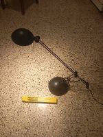 Schwarze Design Lampe / Leuchte mit Dimmer