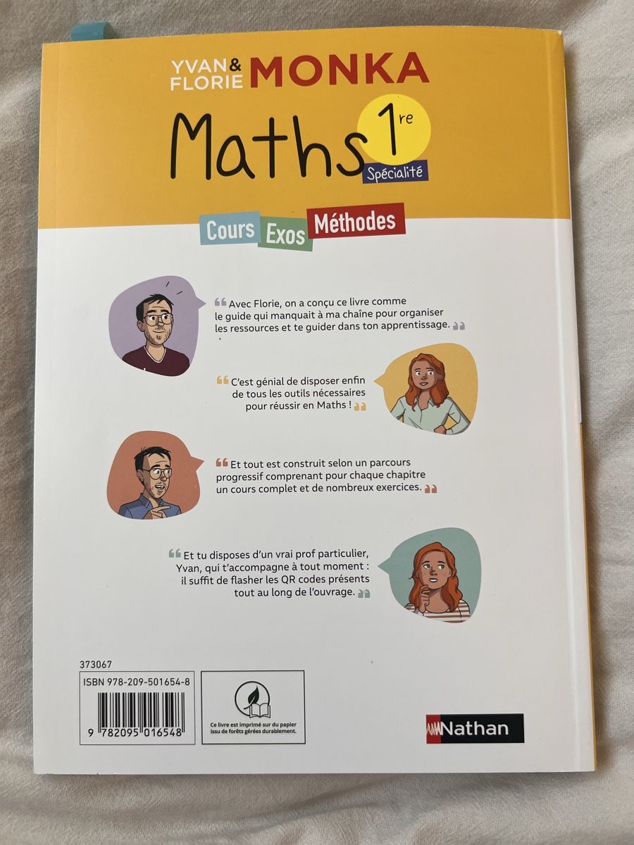 Libri: 2 livres mathématiques- Yvan Monka – Usato da Les Avanchets venduto da mar_xw5b 1