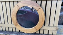 Spiegel Holz rund 60cm