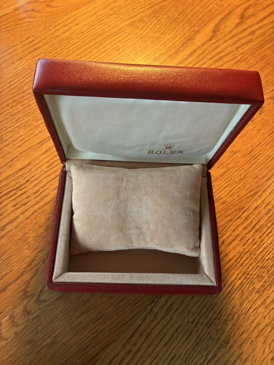 Scatole porta orologi: Rote Rolex Box  – Usato da Birmensdorf ZH venduto da VRENELI1897 1